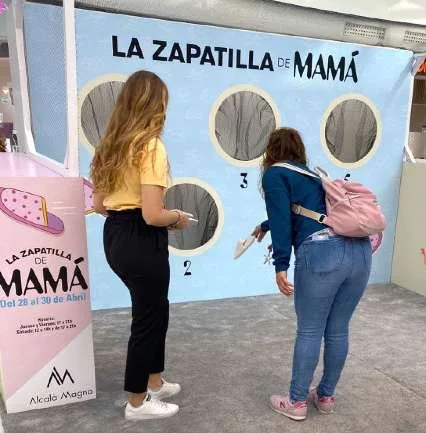 Activación de marca La Zapatilla de Mamá en Alcalá Magna