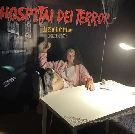 Gráfica del evento Hospital del Terror producida por Digital Gold