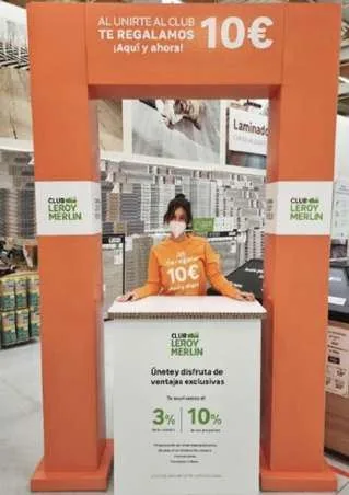 Arco promocional impreso para Leroy Merlin por Digital Gold