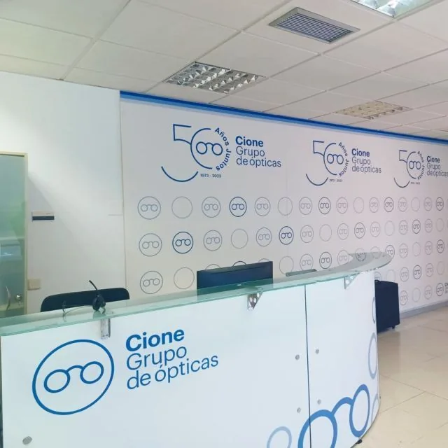 Rotulación interior corporativa de Cione por Digital Gold